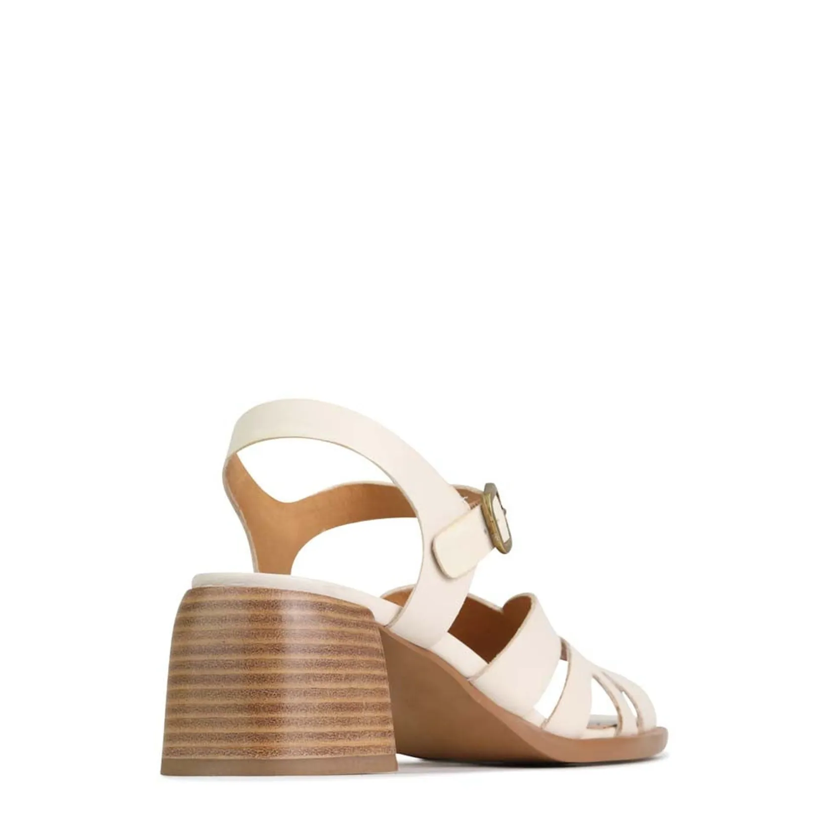 EOS Footwear Block Heels|Heeled Sandals>ISA LOW HEEL SANDALS LEATHER