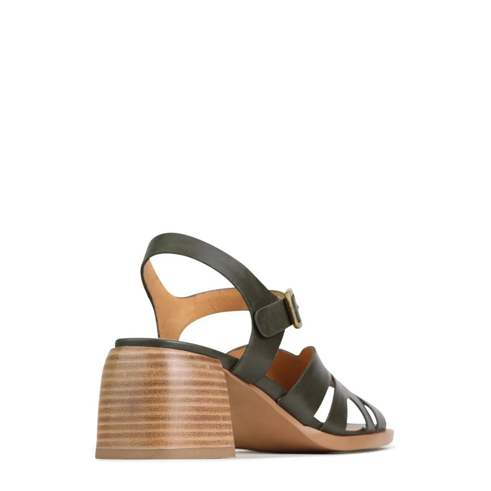 EOS Footwear Block Heels|Heeled Sandals>ISA LOW HEEL SANDALS LEATHER