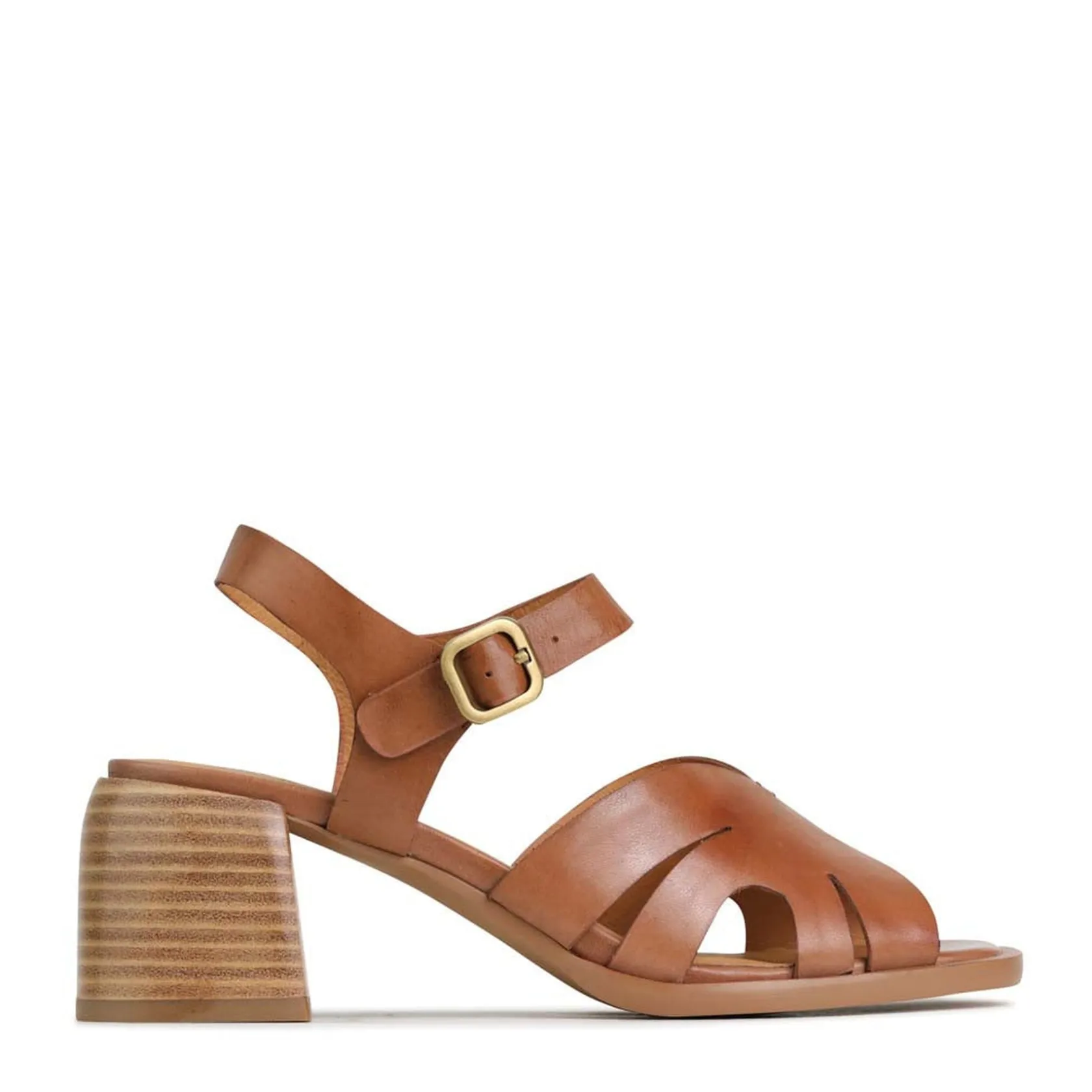 EOS Footwear Block Heels|Heeled Sandals>ISA LOW HEEL SANDALS LEATHER