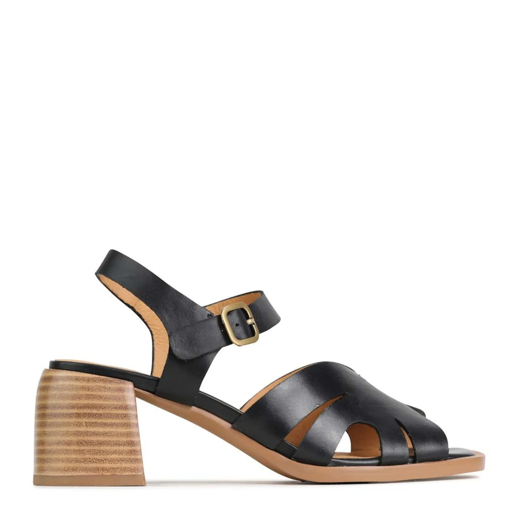 EOS Footwear Block Heels|Heeled Sandals>ISA LOW HEEL SANDALS LEATHER