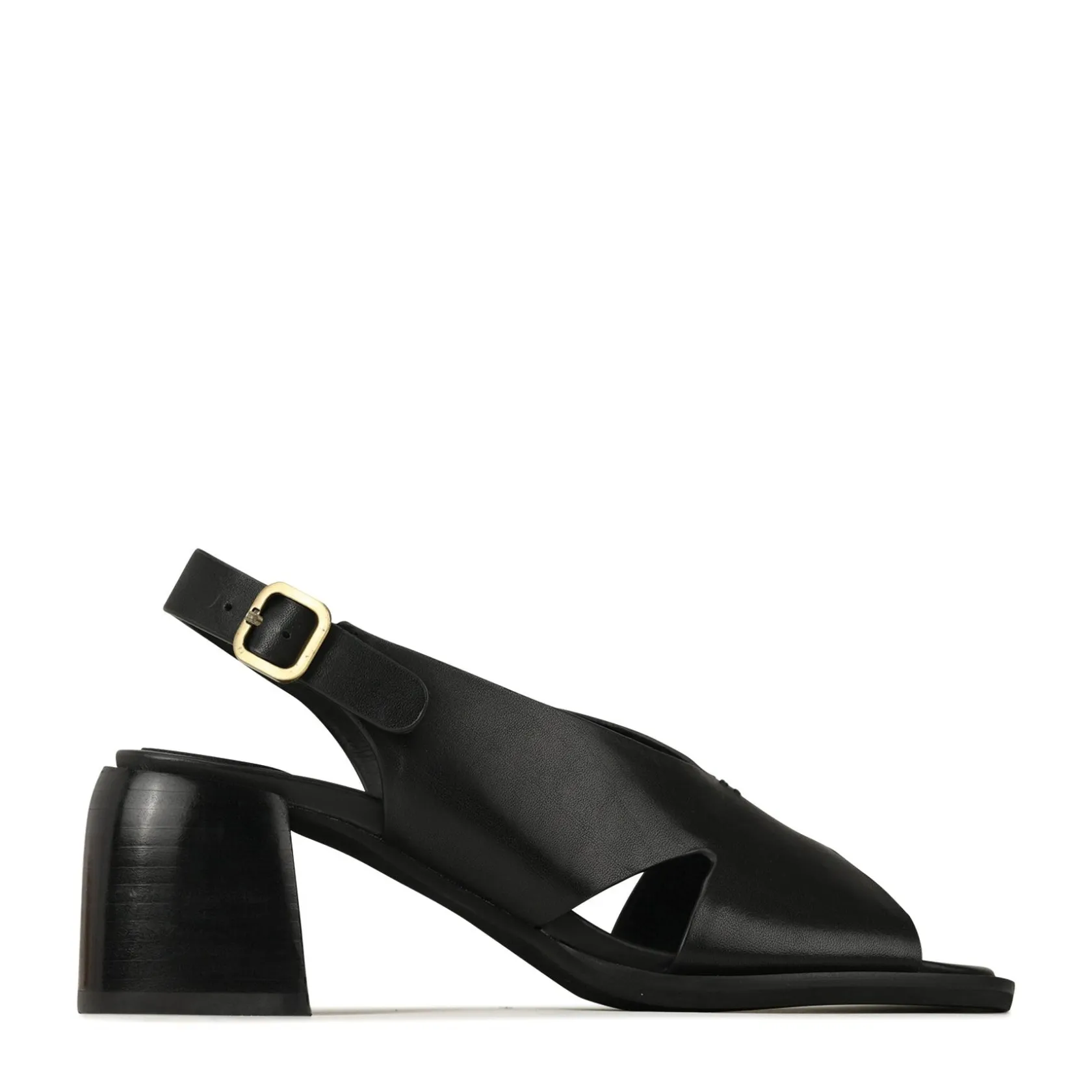 EOS Footwear Block Heels|Heeled Sandals>ISADORA LEATHER BLOCK HEEL SANDALS