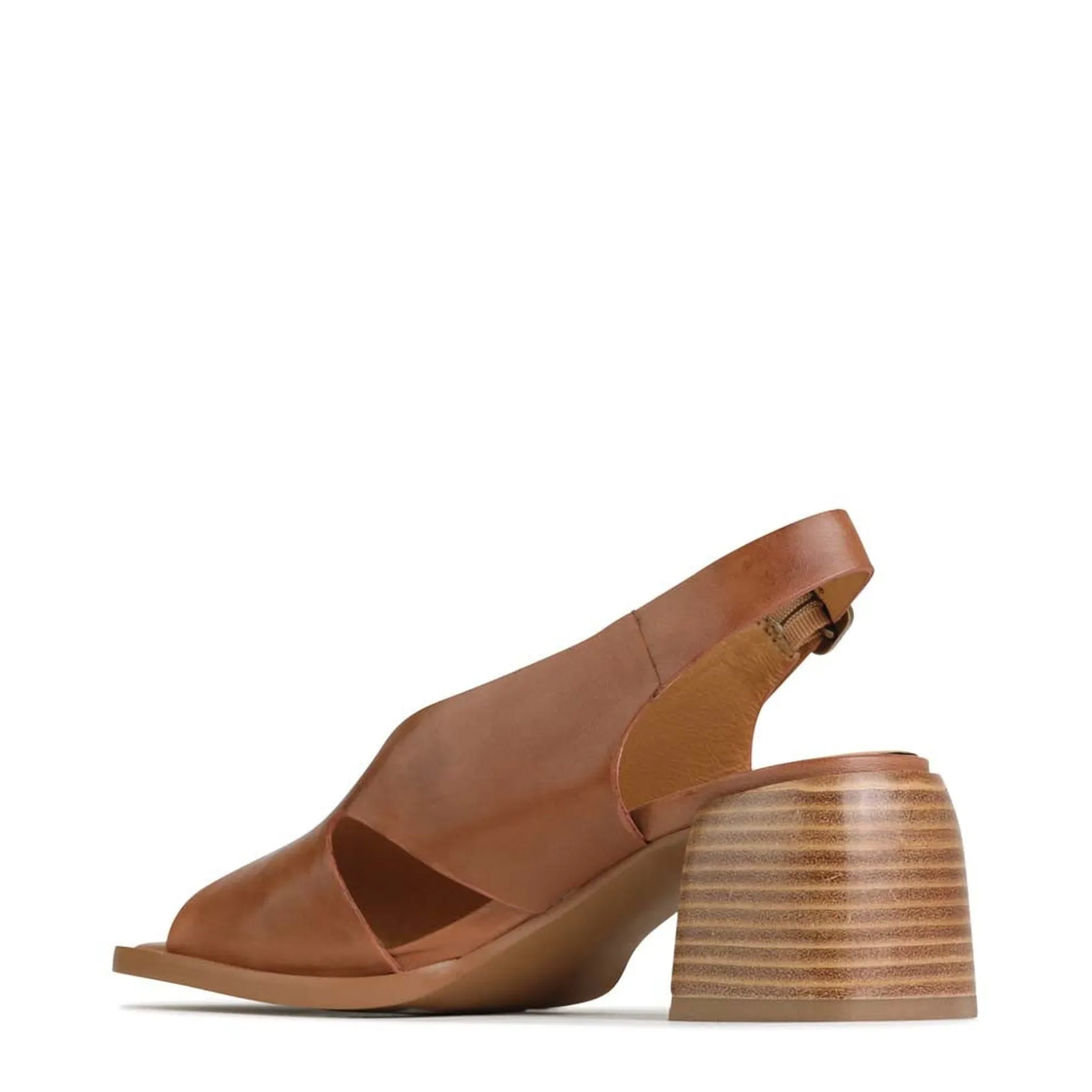 EOS Footwear Block Heels|Heeled Sandals>ISADORA LEATHER BLOCK HEEL SANDALS