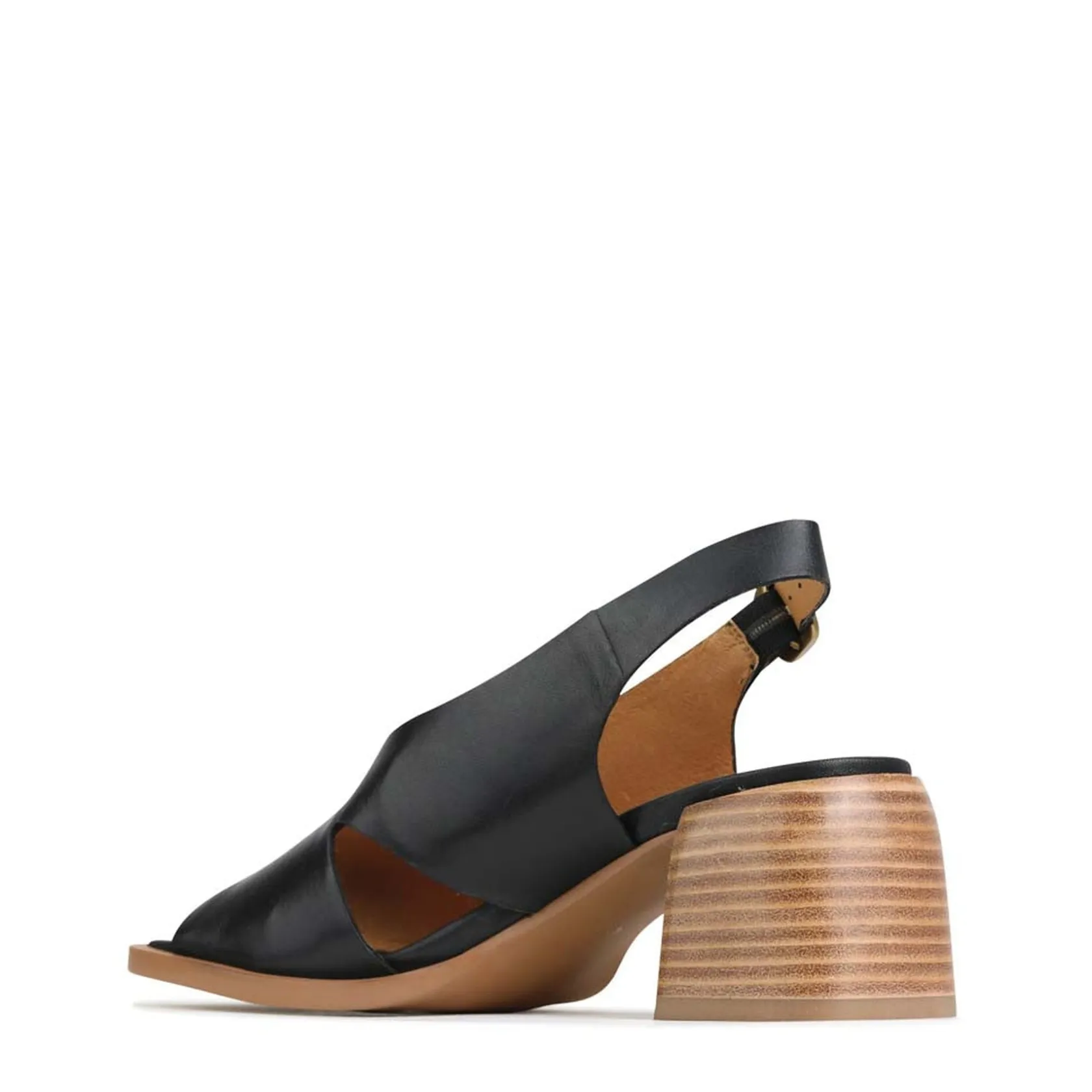 EOS Footwear Block Heels|Heeled Sandals>ISADORA LEATHER BLOCK HEEL SANDALS