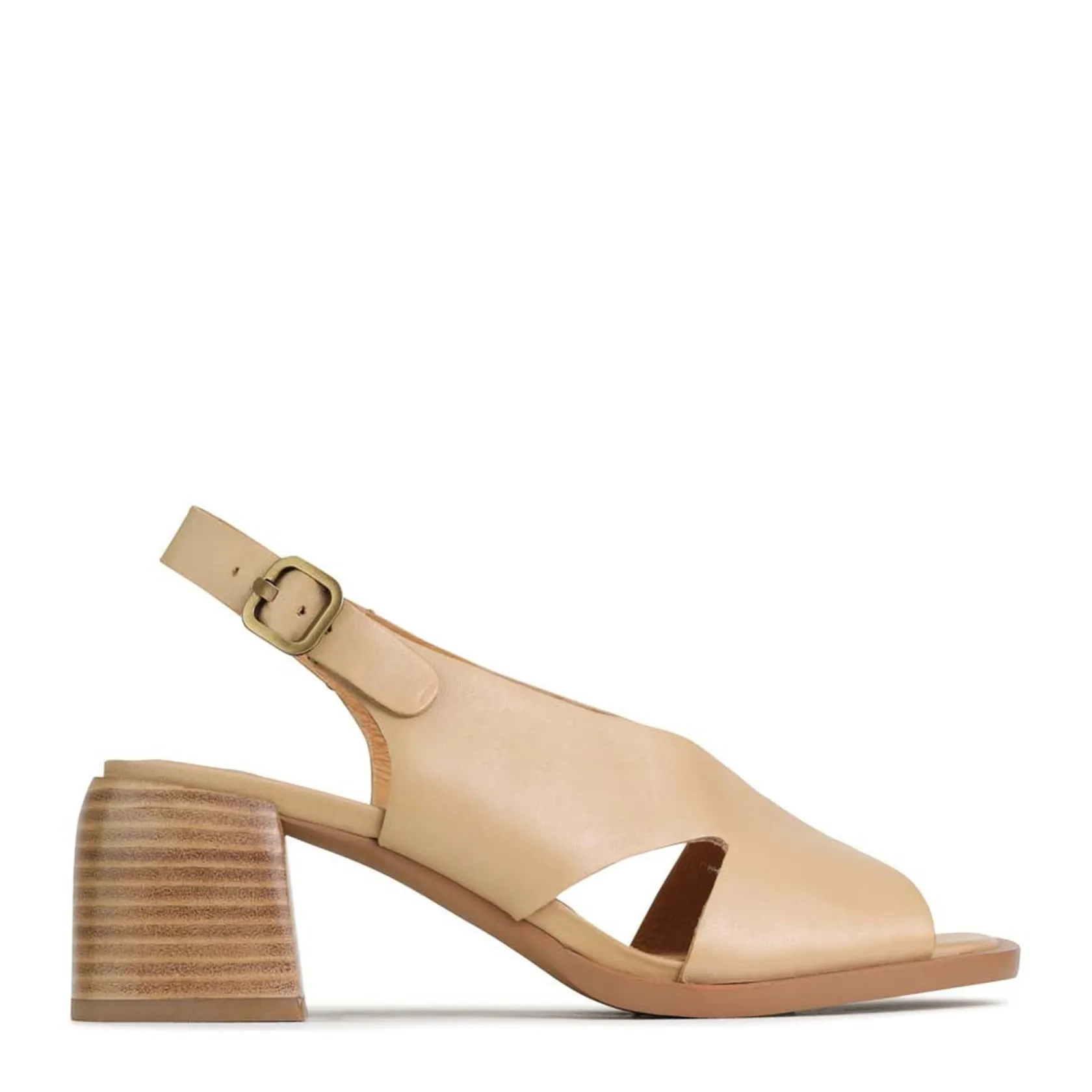EOS Footwear Block Heels|Heeled Sandals>ISADORA LEATHER BLOCK HEEL SANDALS