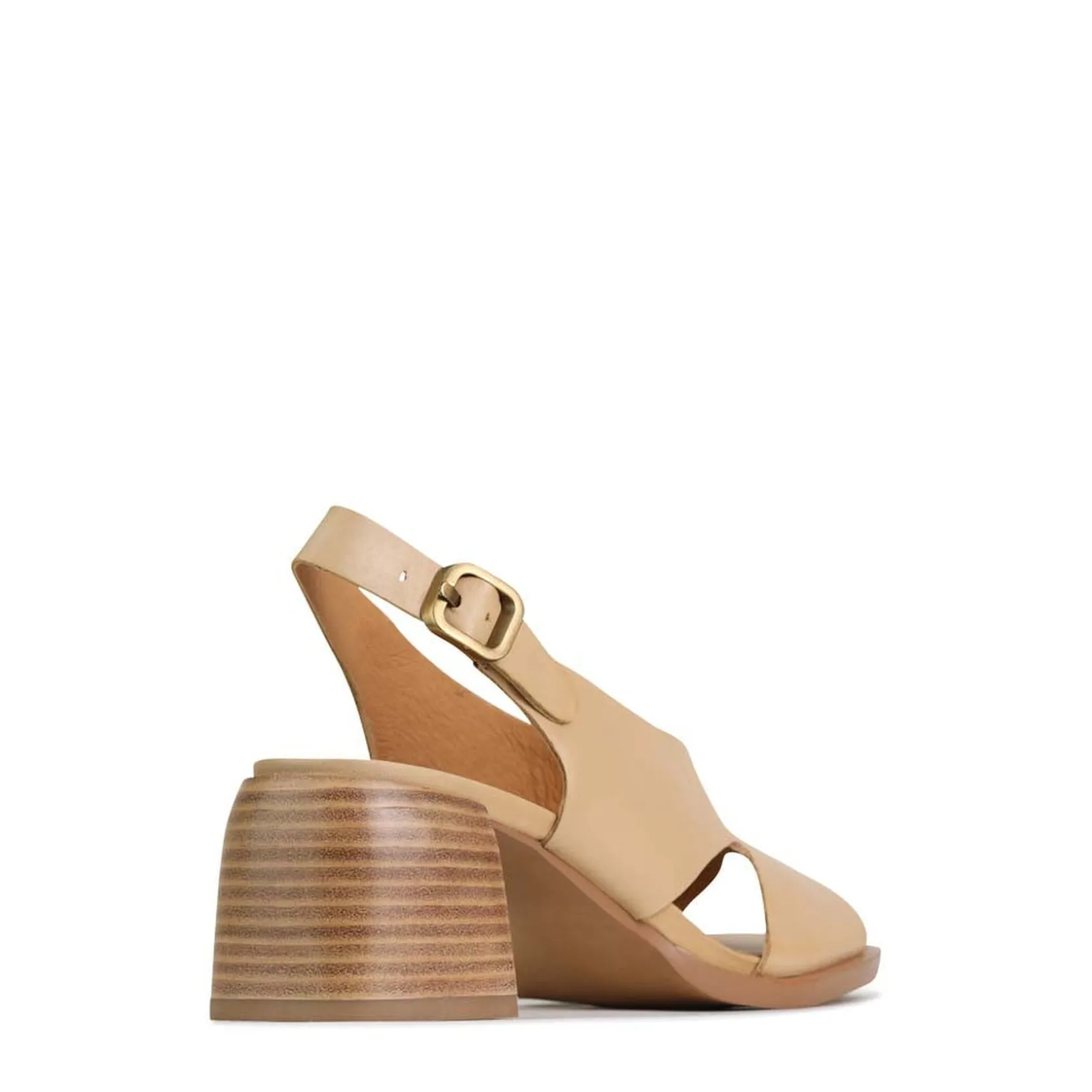EOS Footwear Block Heels|Heeled Sandals>ISADORA LEATHER BLOCK HEEL SANDALS