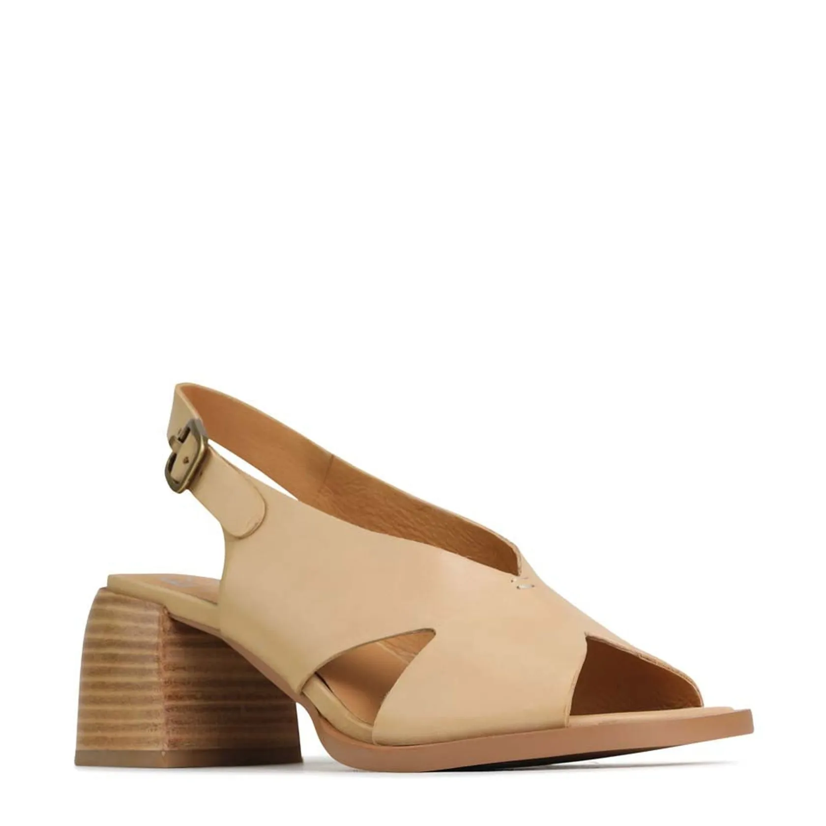 EOS Footwear Block Heels|Heeled Sandals>ISADORA LEATHER BLOCK HEEL SANDALS