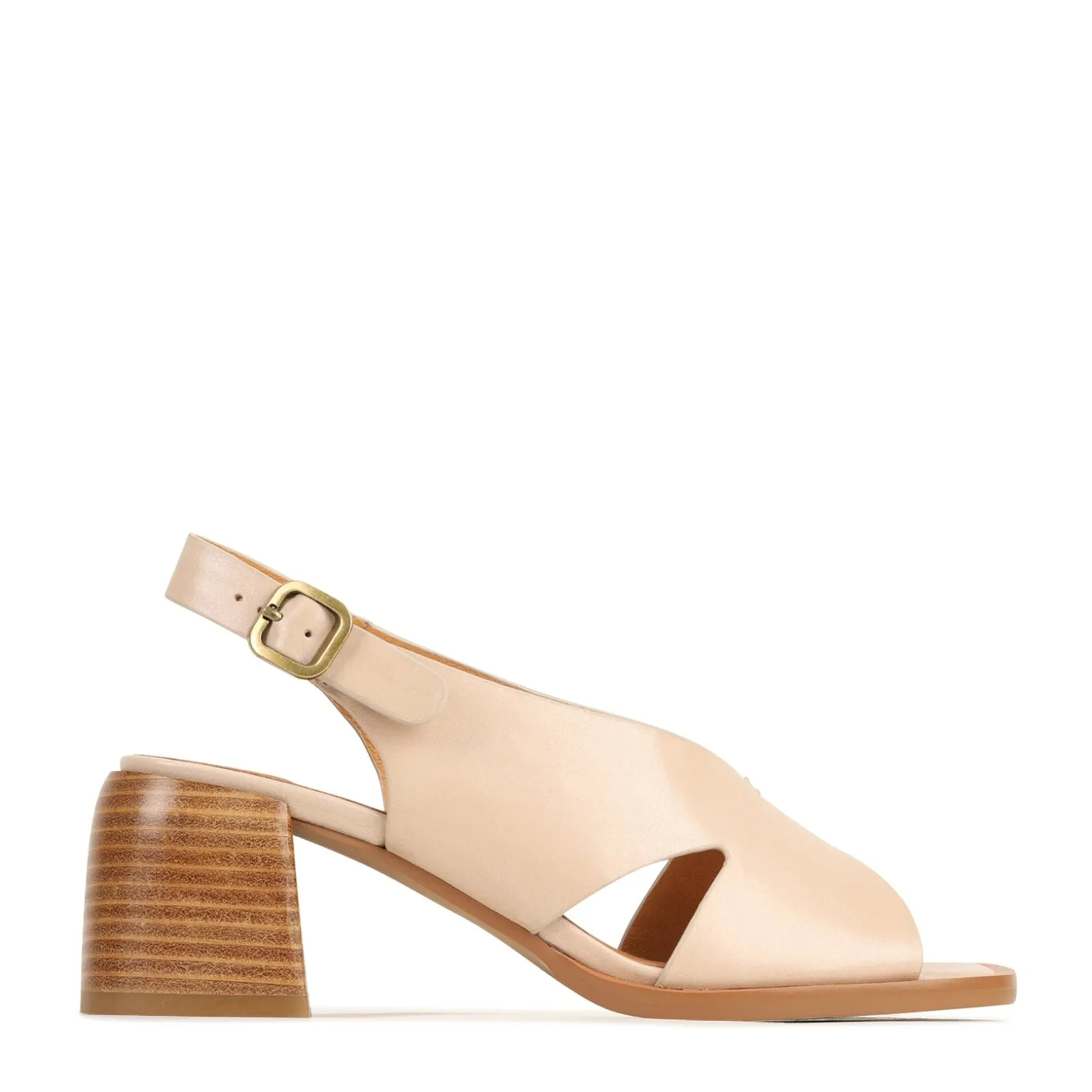 EOS Footwear Block Heels|Heeled Sandals>ISADORA LEATHER BLOCK HEEL SANDALS