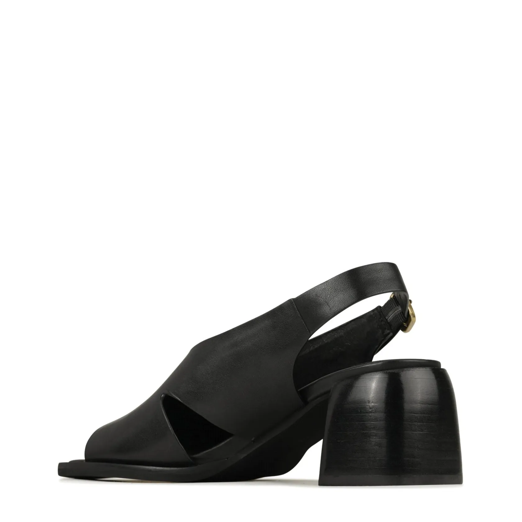 EOS Footwear Block Heels|Heeled Sandals>ISADORA LEATHER BLOCK HEEL SANDALS