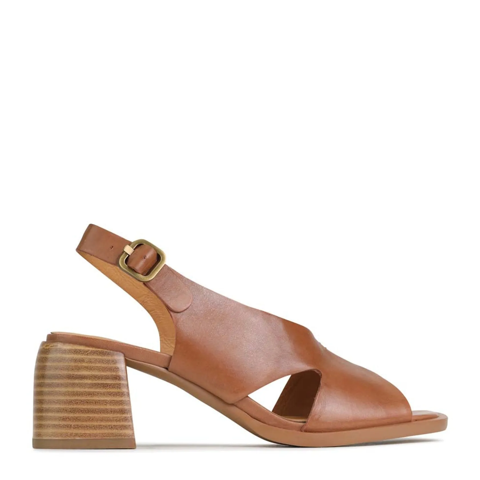 EOS Footwear Block Heels|Heeled Sandals>ISADORA LEATHER BLOCK HEEL SANDALS