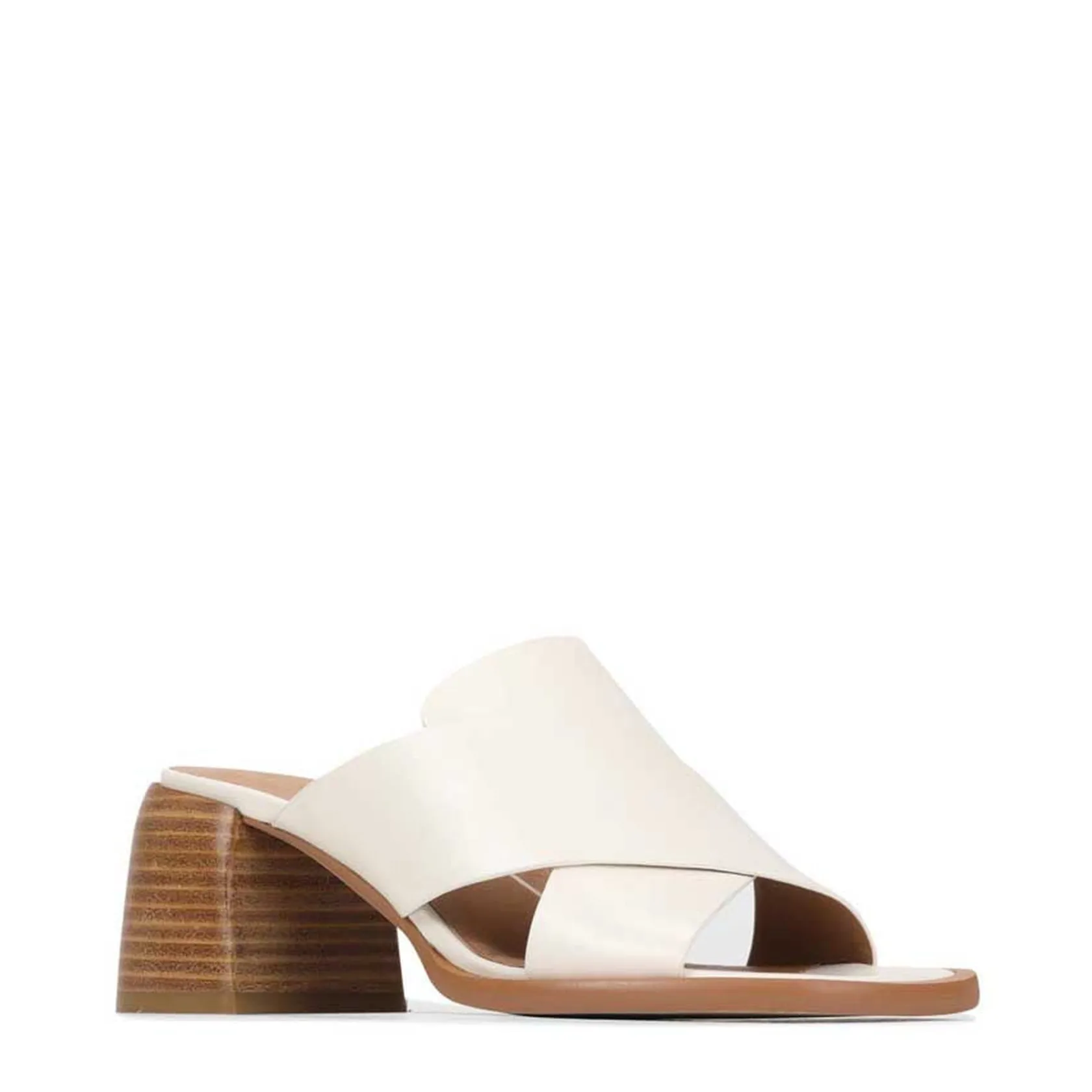 EOS Footwear Block Heels|Heeled Sandals>ISO LEATHER BLOCK HEEL SANDALS