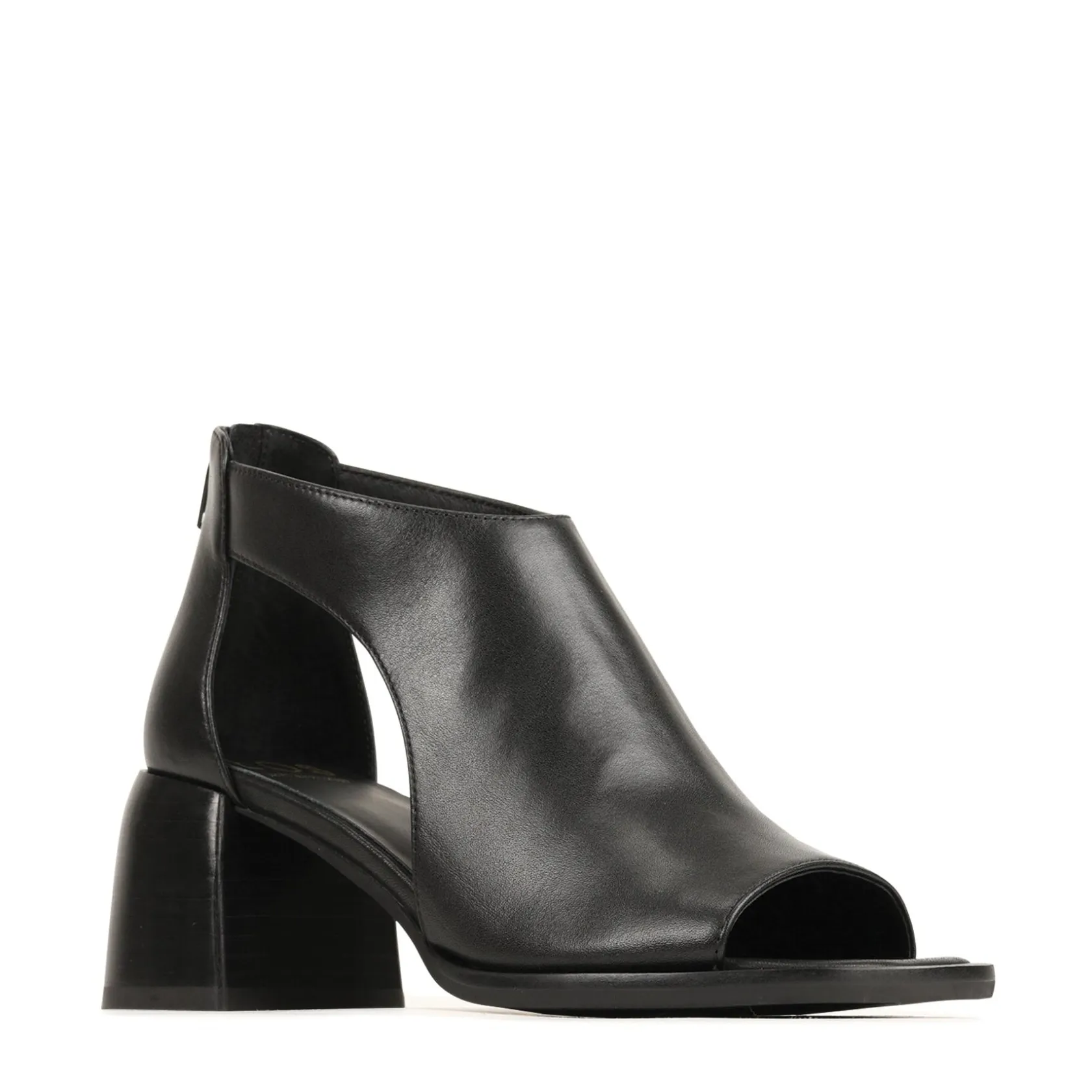 EOS Footwear Block Heels|Heeled Sandals>ISOLDE LEATHER BLOCK HEEL SANDALS
