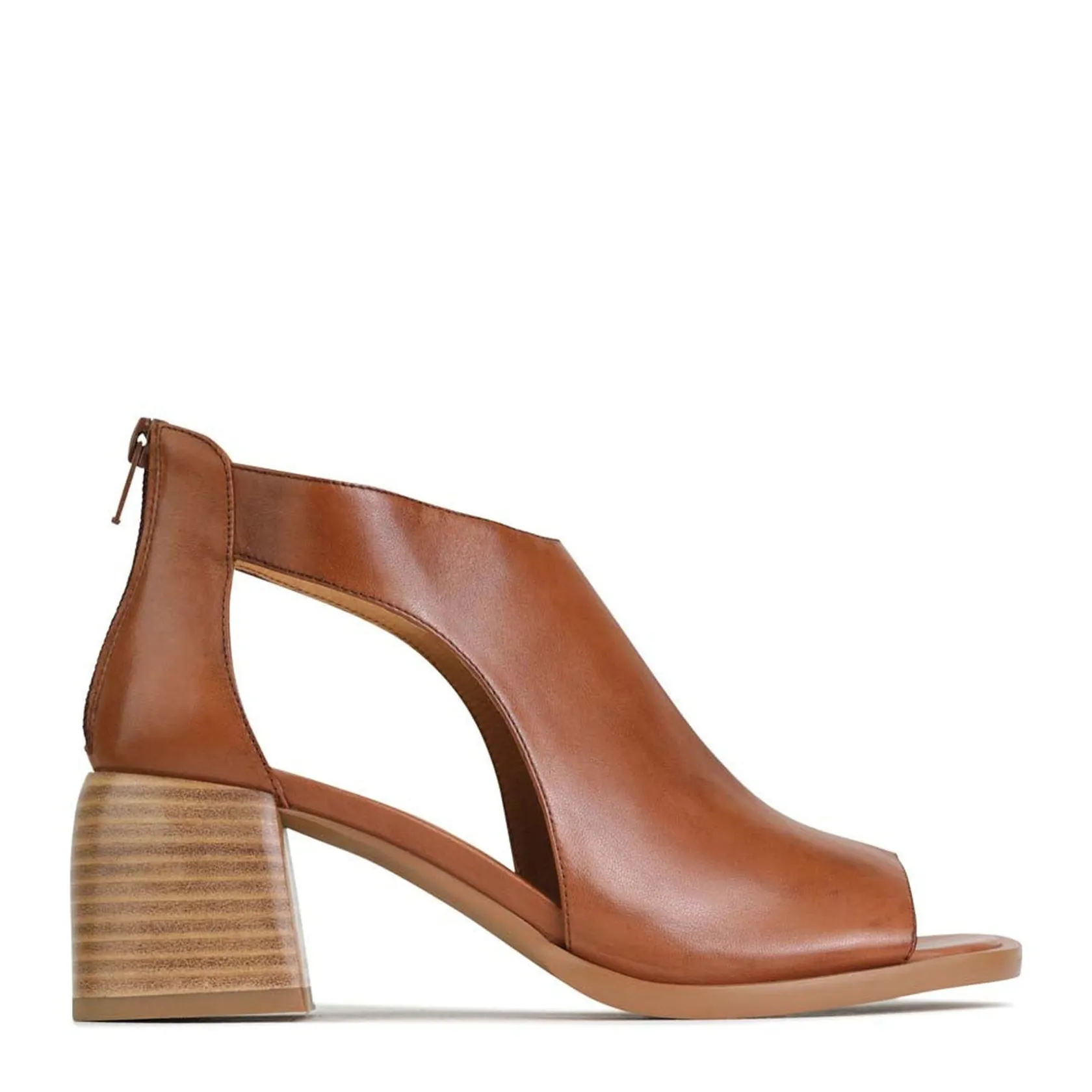 EOS Footwear Block Heels|Heeled Sandals>ISOLDE LEATHER BLOCK HEEL SANDALS
