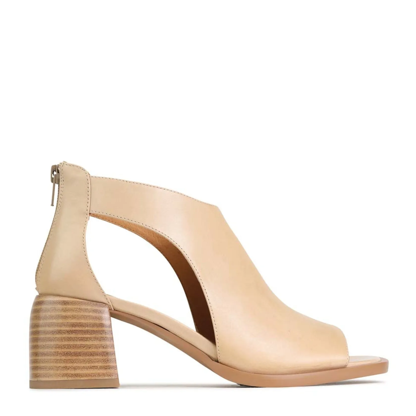 EOS Footwear Block Heels|Heeled Sandals>ISOLDE LEATHER BLOCK HEEL SANDALS