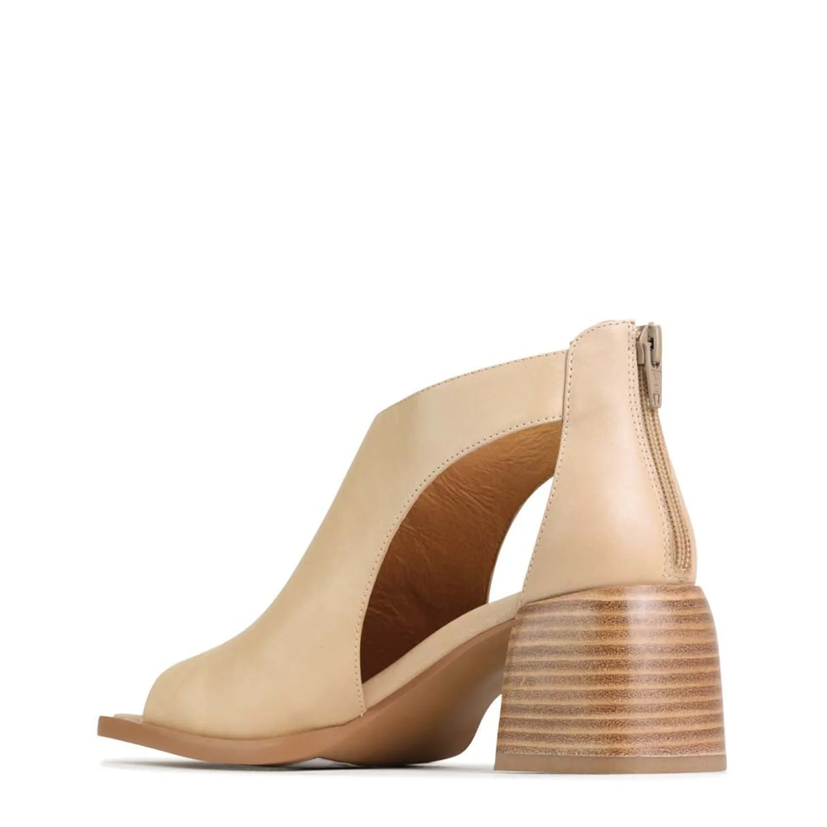 EOS Footwear Block Heels|Heeled Sandals>ISOLDE LEATHER BLOCK HEEL SANDALS