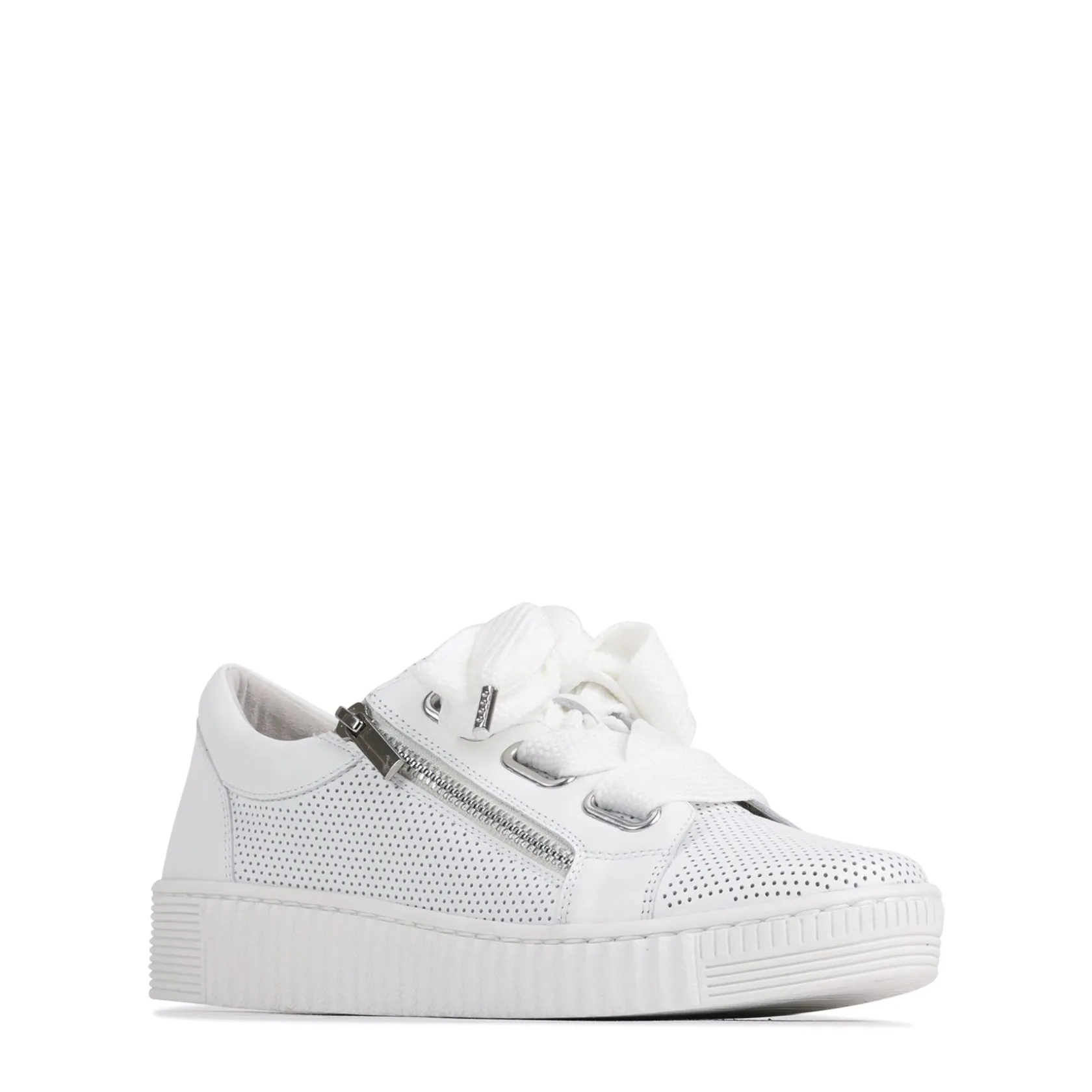 EOS Footwear Flat Sneakers>JOVI LEATHER LUXE SNEAKERS