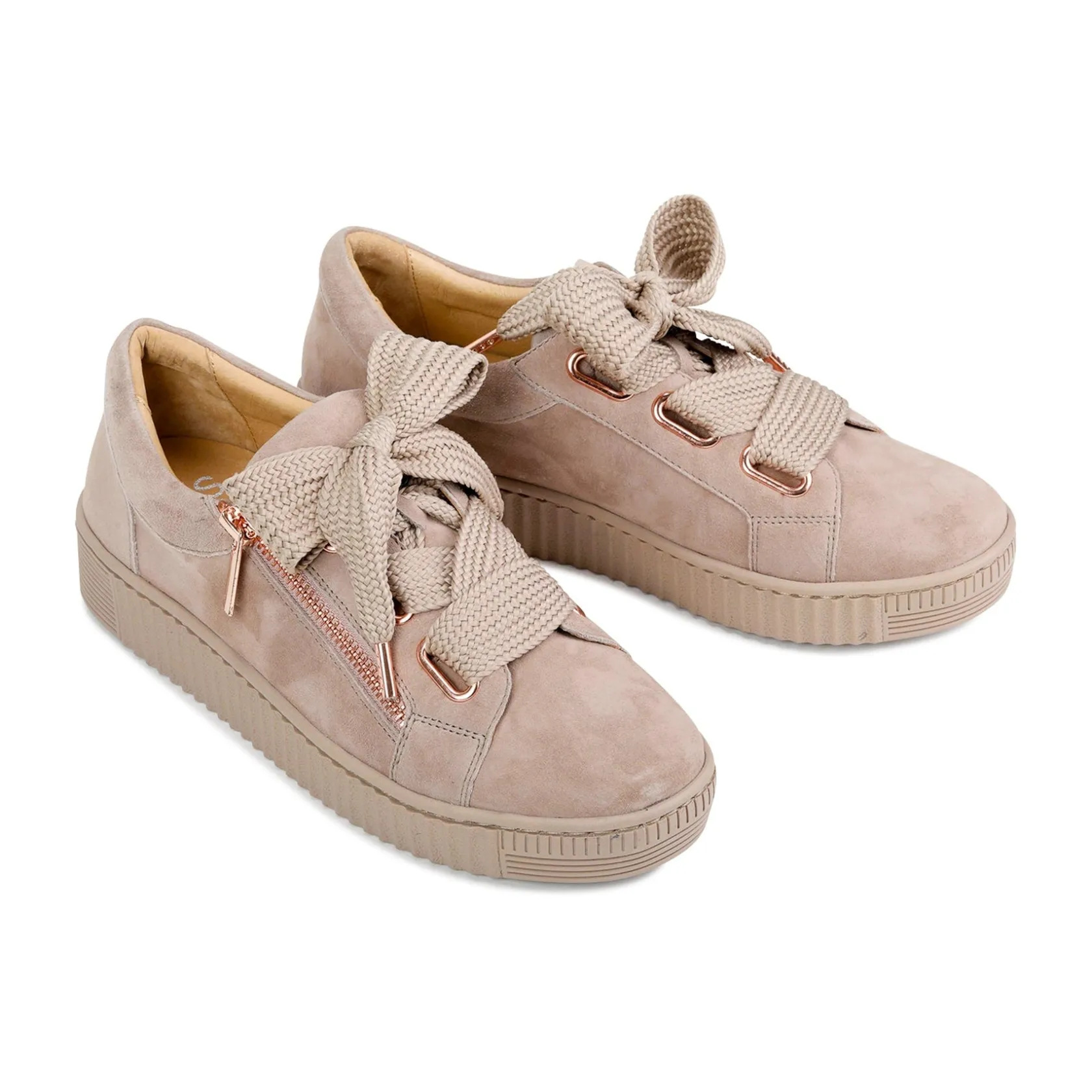 EOS Footwear Flat Sneakers>JOVI LEATHER LUXE SNEAKERS