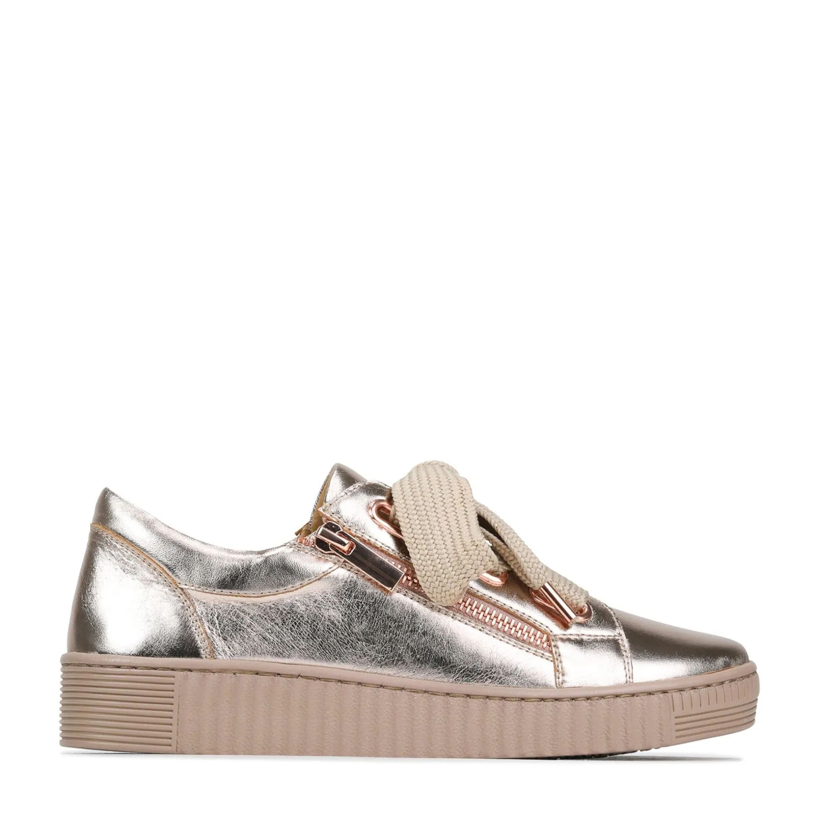EOS Footwear Flat Sneakers>JOVI LEATHER LUXE SNEAKERS