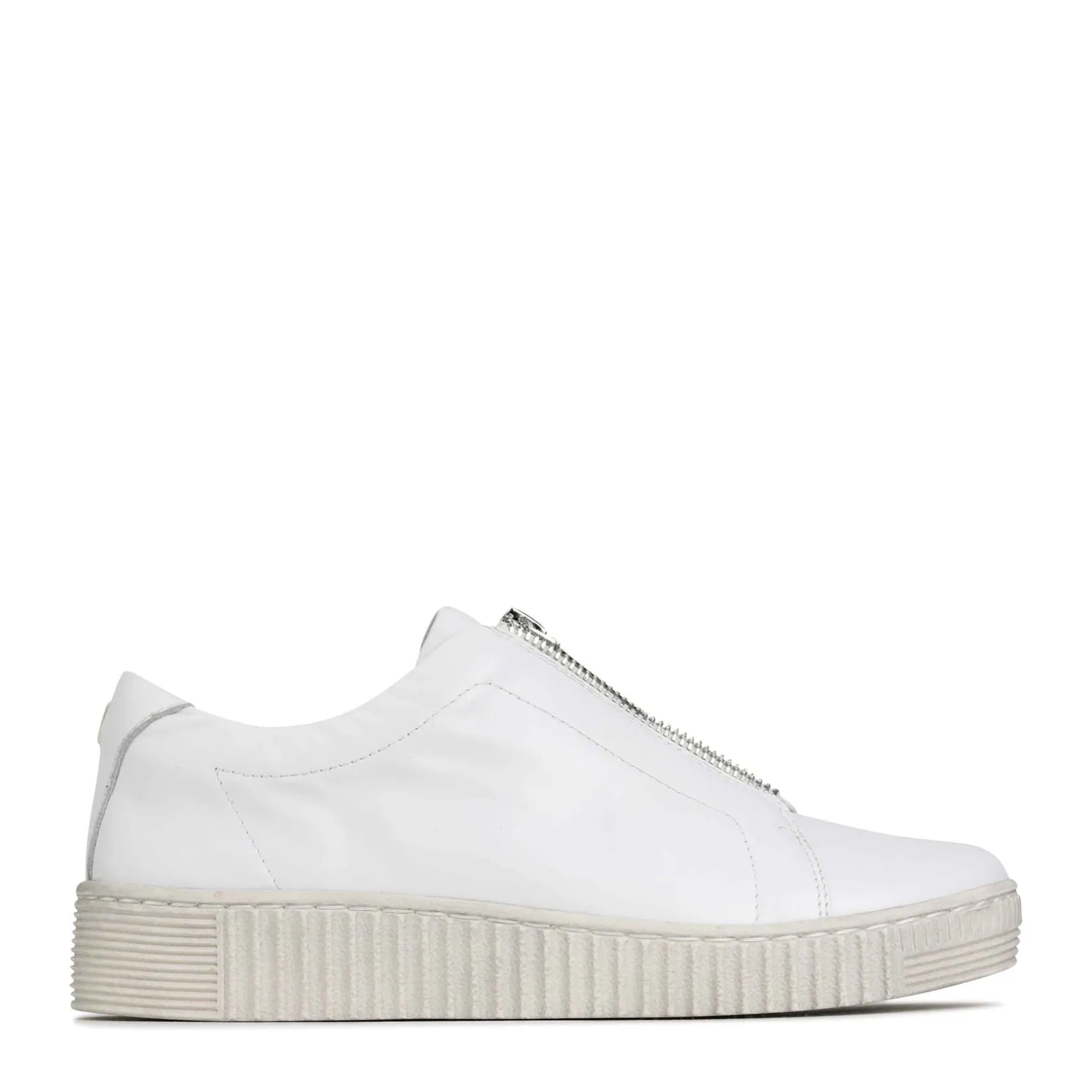 EOS Footwear Flat Sneakers>JOYA CHUNKY ZIPPER SNEAKERS LEATHER