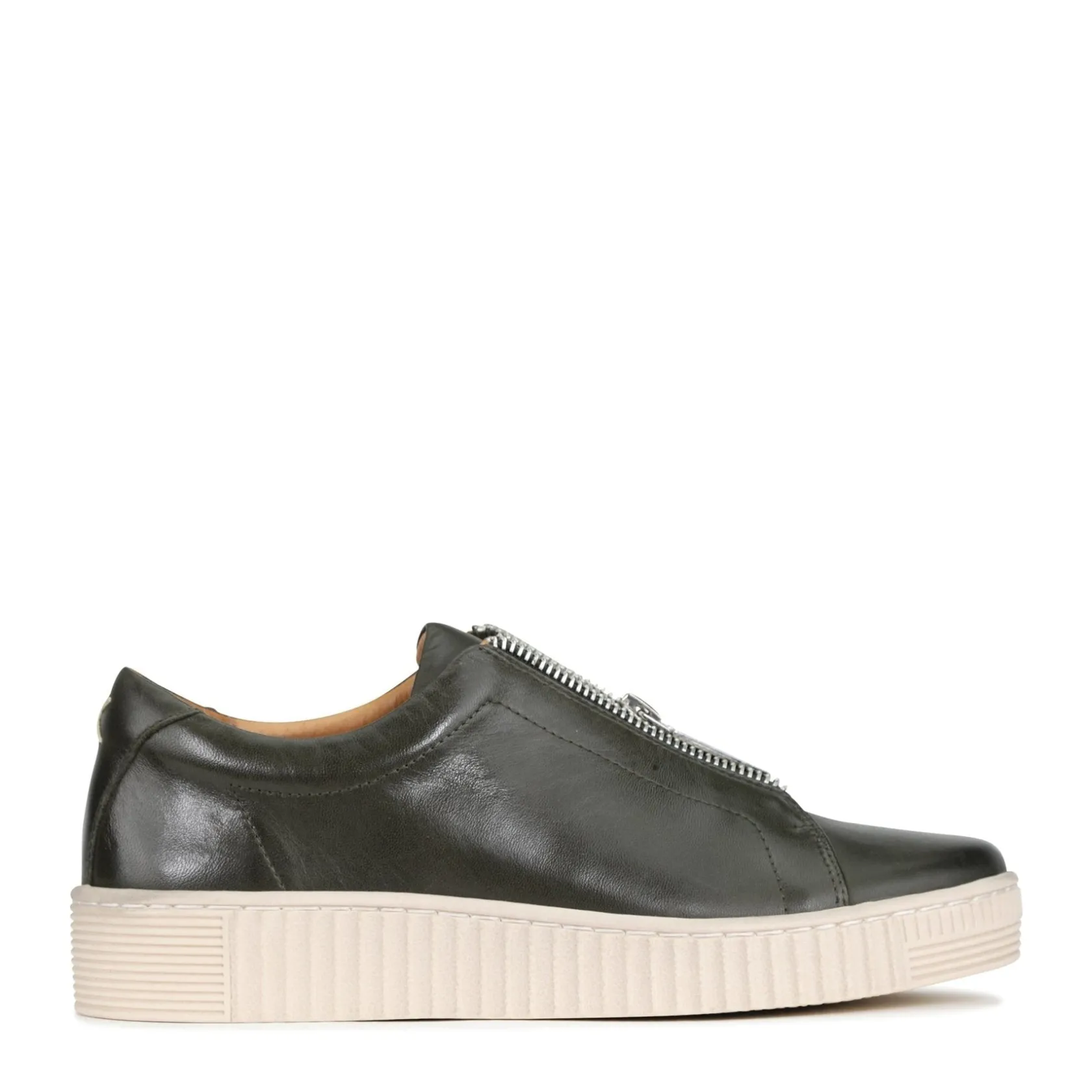 EOS Footwear Flat Sneakers>JOYA CHUNKY ZIPPER SNEAKERS LEATHER
