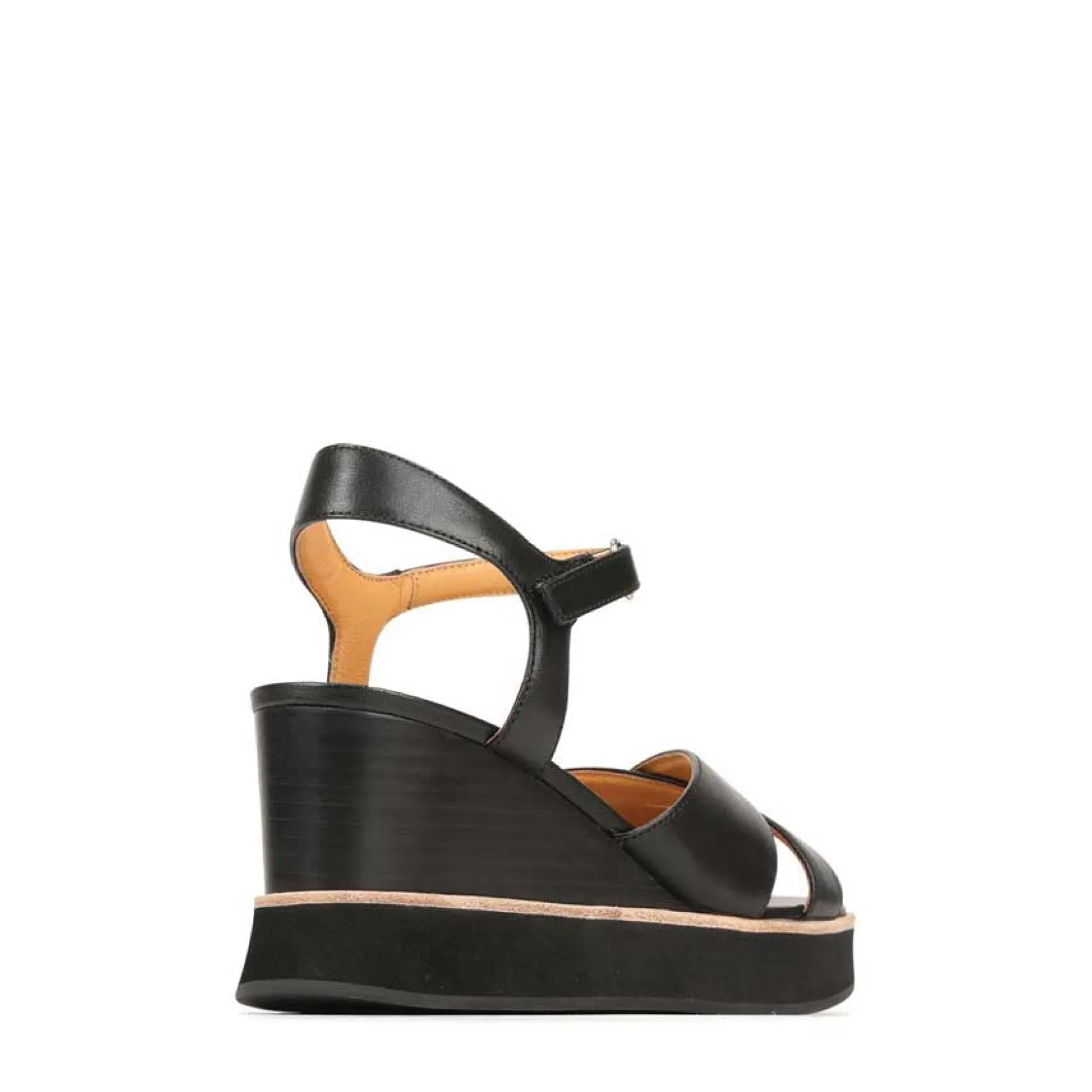 EOS Footwear Wedges & Espadrilles|Heeled Sandals>JUN LEATHER WEDGE SANDALS