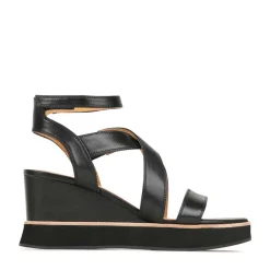 EOS Footwear Heeled Sandals|Sandal Heels>JUNI LEATHER STRAPPY WEDGE SANDALS