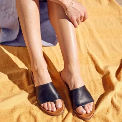 EOS Footwear Ballet Flats & Loafer|Slides>KAIA SLIDE SANDALS LEATHER