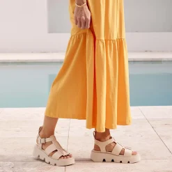 EOS Footwear Wedges & Espadrilles|Heeled Sandals>KAILAN LEATHER PLATFORM SANDALS