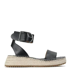 EOS Footwear Wedges & Espadrilles|Heeled Sandals>LARAH LEATHER ARCHIVE ESPADRILLE SANDALS