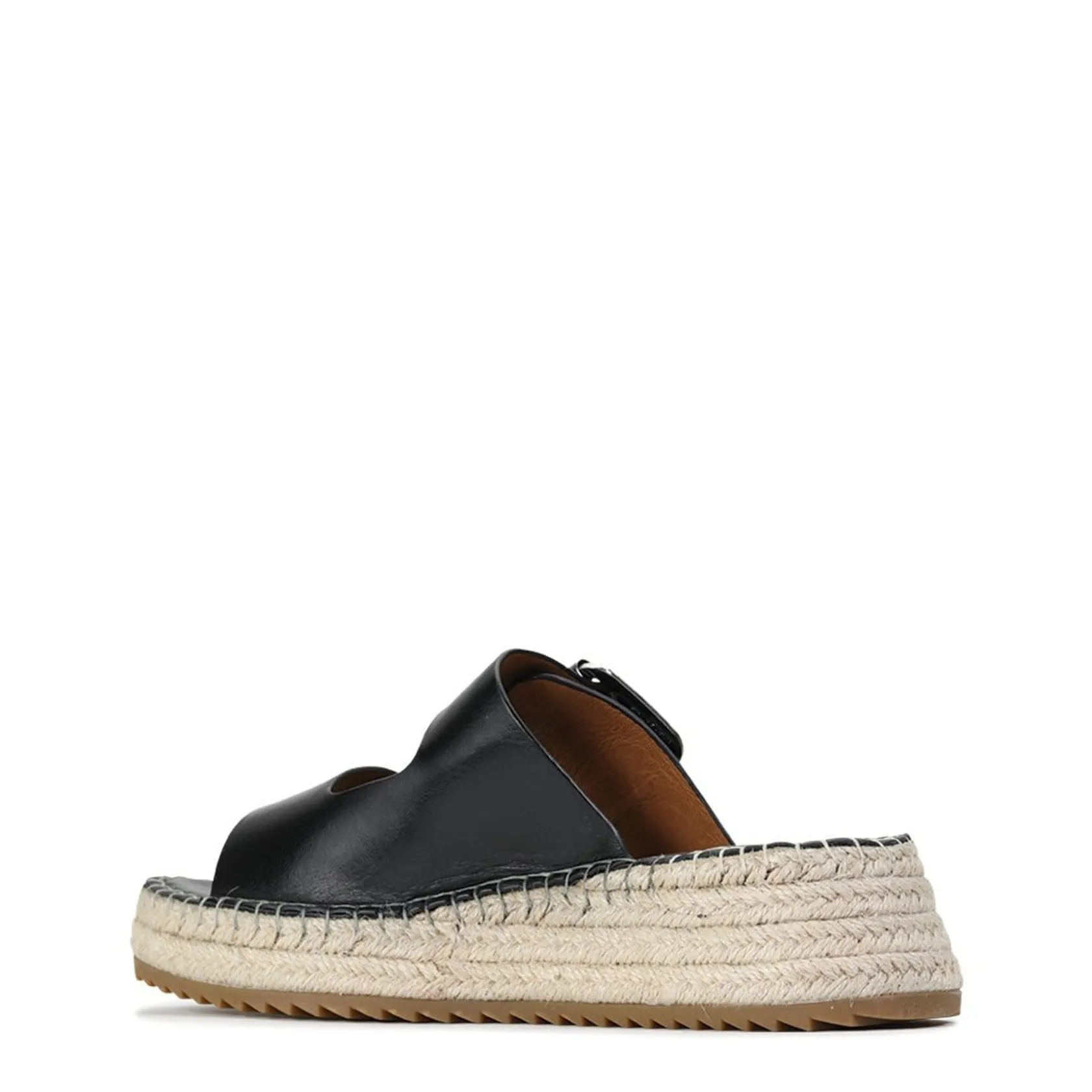 EOS Footwear Wedges & Espadrilles|Slides & Mules>LAROSSA LEATHER ESPADRILLE SLIDE