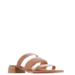 EOS Footwear Block Heels|Heeled Sandals>LATTICE LEATHER BLOCK HEEL SANDALS