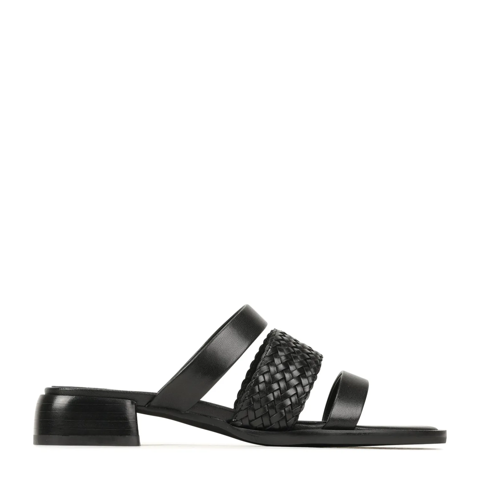 EOS Footwear Block Heels|Heeled Sandals>LATTICE LEATHER BLOCK HEEL SANDALS