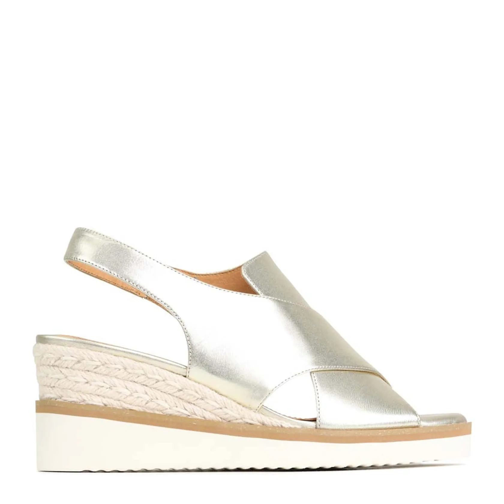 EOS Footwear Wedges & Espadrilles>LAZING ESPADRILLES SANDALS LEATHER