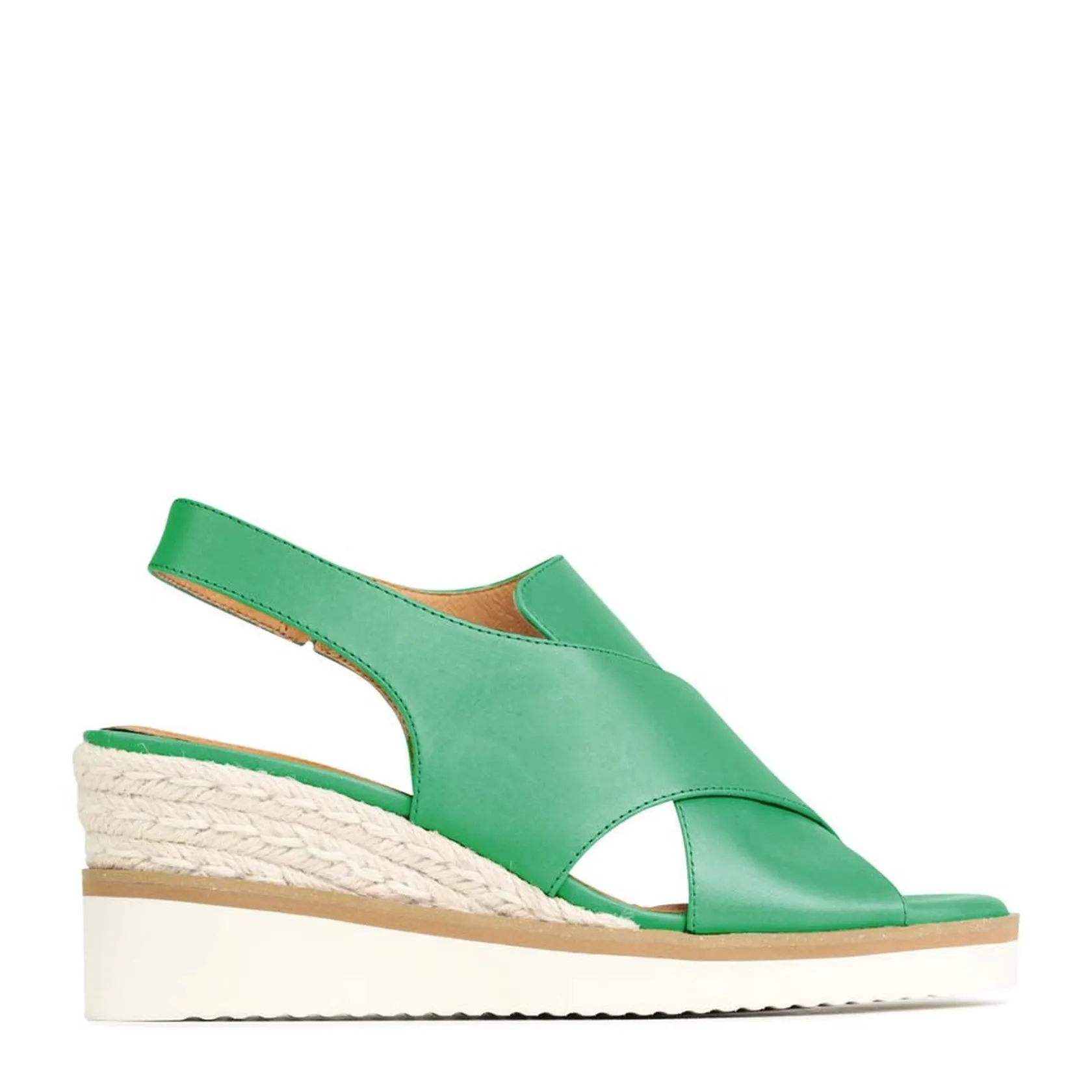EOS Footwear Wedges & Espadrilles>LAZING ESPADRILLES SANDALS LEATHER