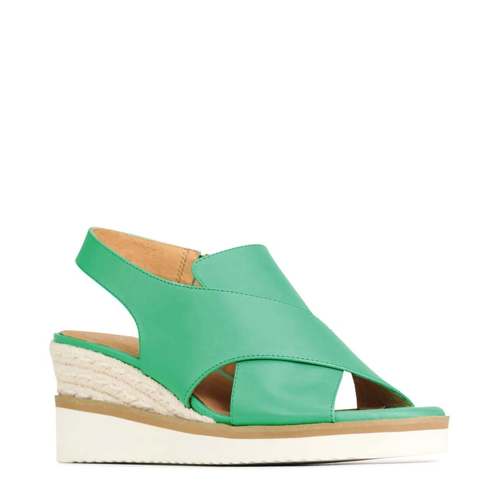 EOS Footwear Wedges & Espadrilles>LAZING ESPADRILLES SANDALS LEATHER