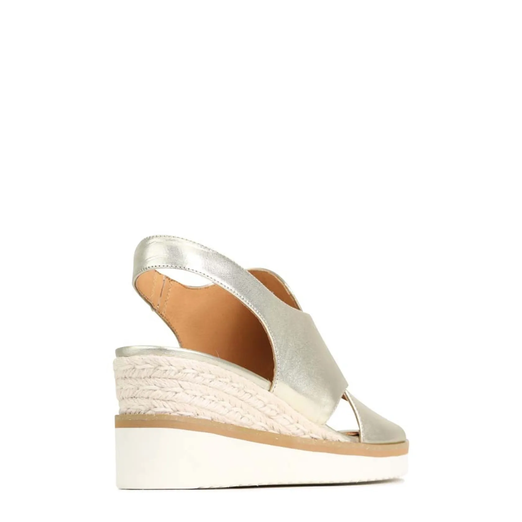 EOS Footwear Wedges & Espadrilles>LAZING ESPADRILLES SANDALS LEATHER
