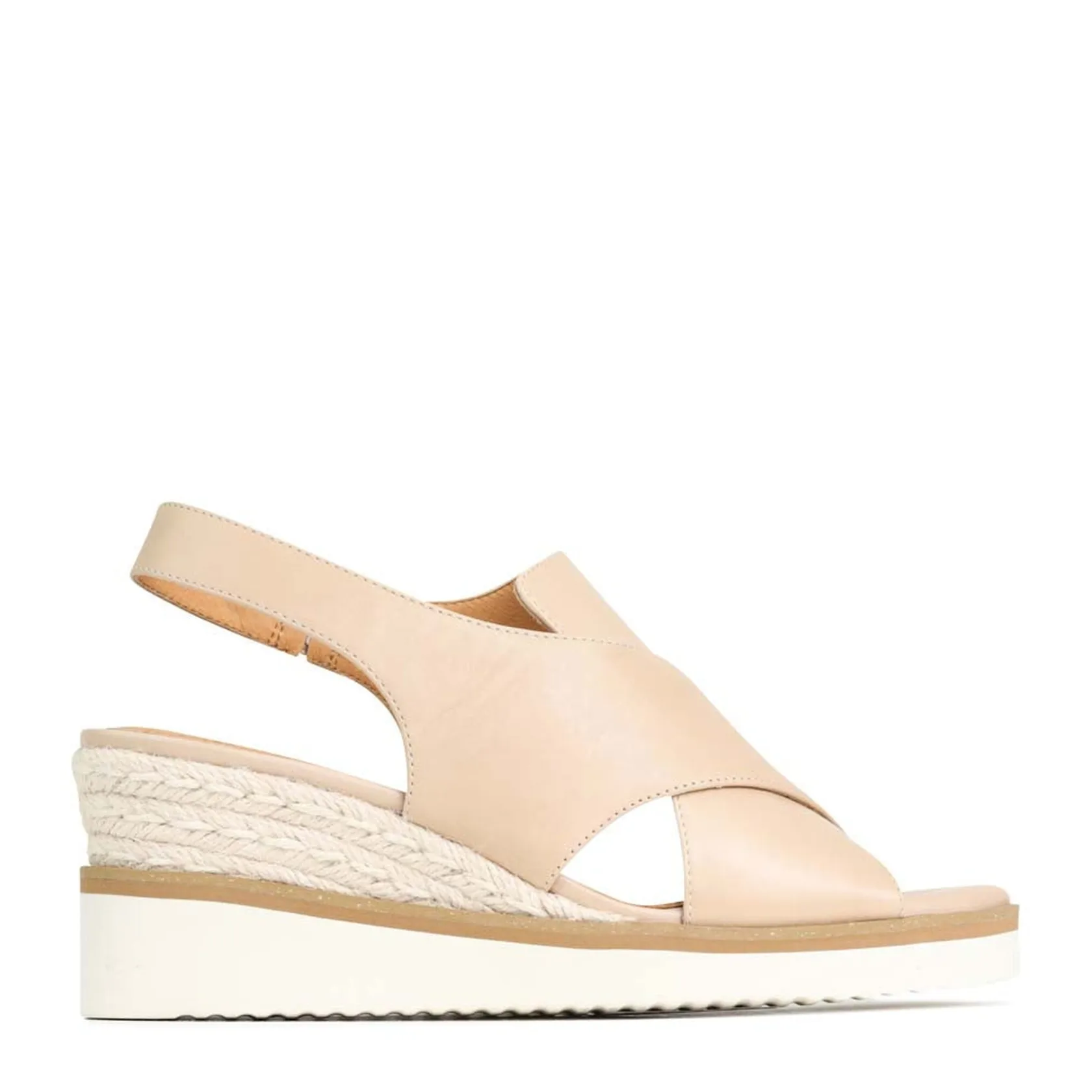 EOS Footwear Wedges & Espadrilles>LAZING ESPADRILLES SANDALS LEATHER