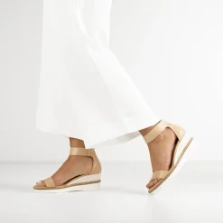 EOS Footwear Wedges & Espadrilles>LAZY LEATHER ESPADRILLES SANDALS