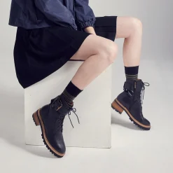 EOS Footwear Ankle Boots>LINE LACE UP BOOTS LEATHER