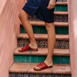 EOS Footwear Ballet Flats & Loafer|Slides>LION LEATHER ARCHIVE SLIDE