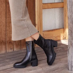 EOS Footwear Calf & Knee High Boots>MALIKA Black