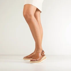 EOS Footwear Wedges & Espadrilles>MARLA ESPADRILLES SANDALS LEATHER