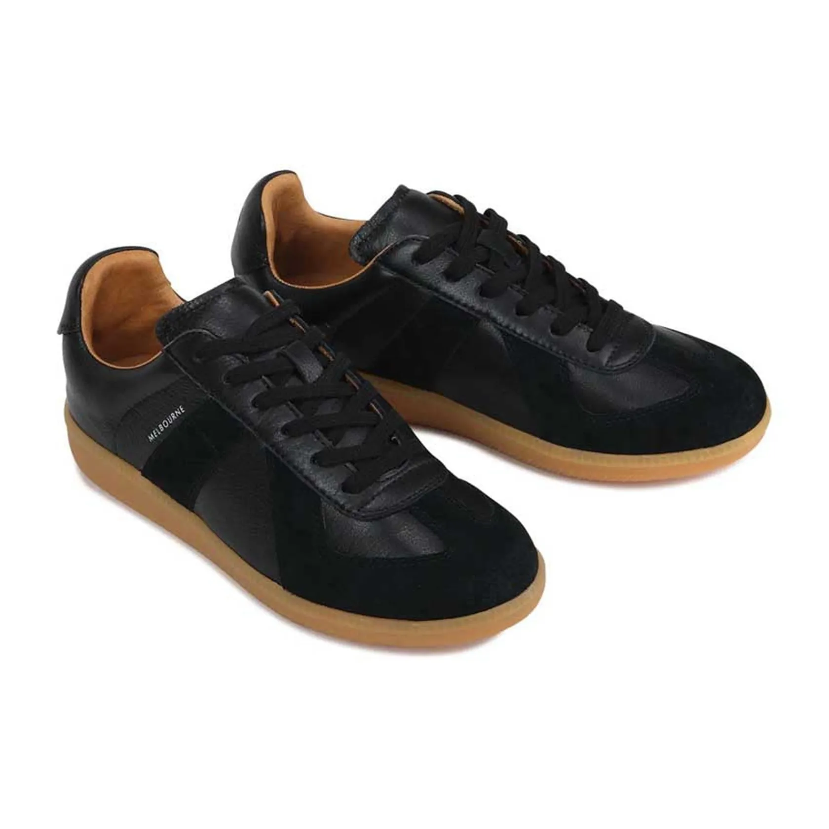 EOS Footwear Flat Sneakers>MELBAA MULTI TEXTURE SNEAKERS