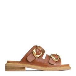 EOS Footwear Ballet Flats & Loafer|Slides>ORNATE SLIDE SANDALS LEATHER