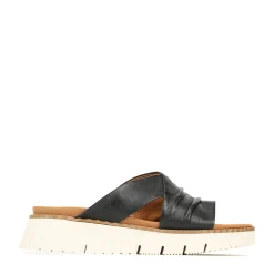 EOS Footwear Ballet Flats & Loafer|Slides>PELA LEATHER SLIDE SANDALS