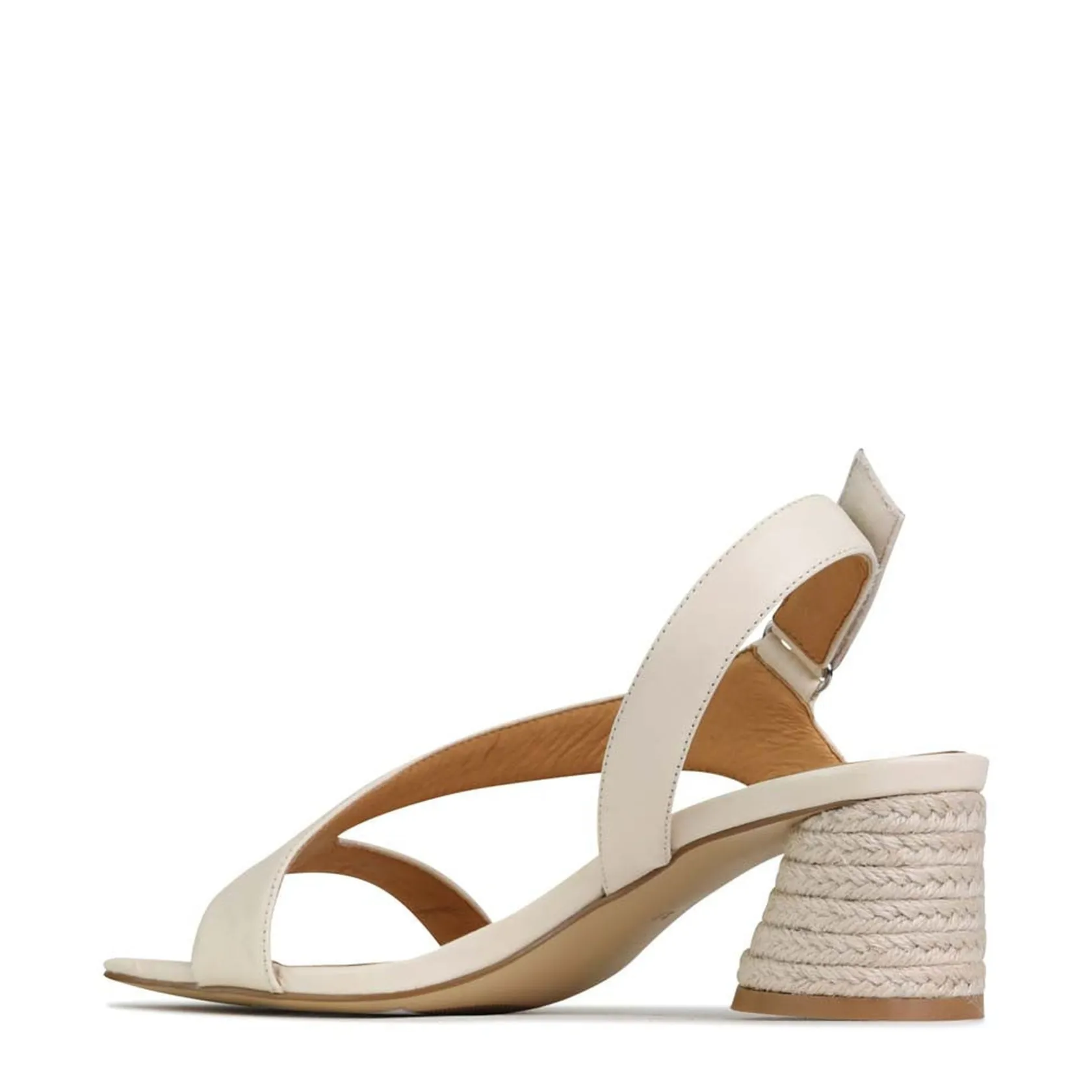 EOS Footwear Block Heels|Heeled Sandals>PERLE ANKLE STRAP SANDALS LEATHER