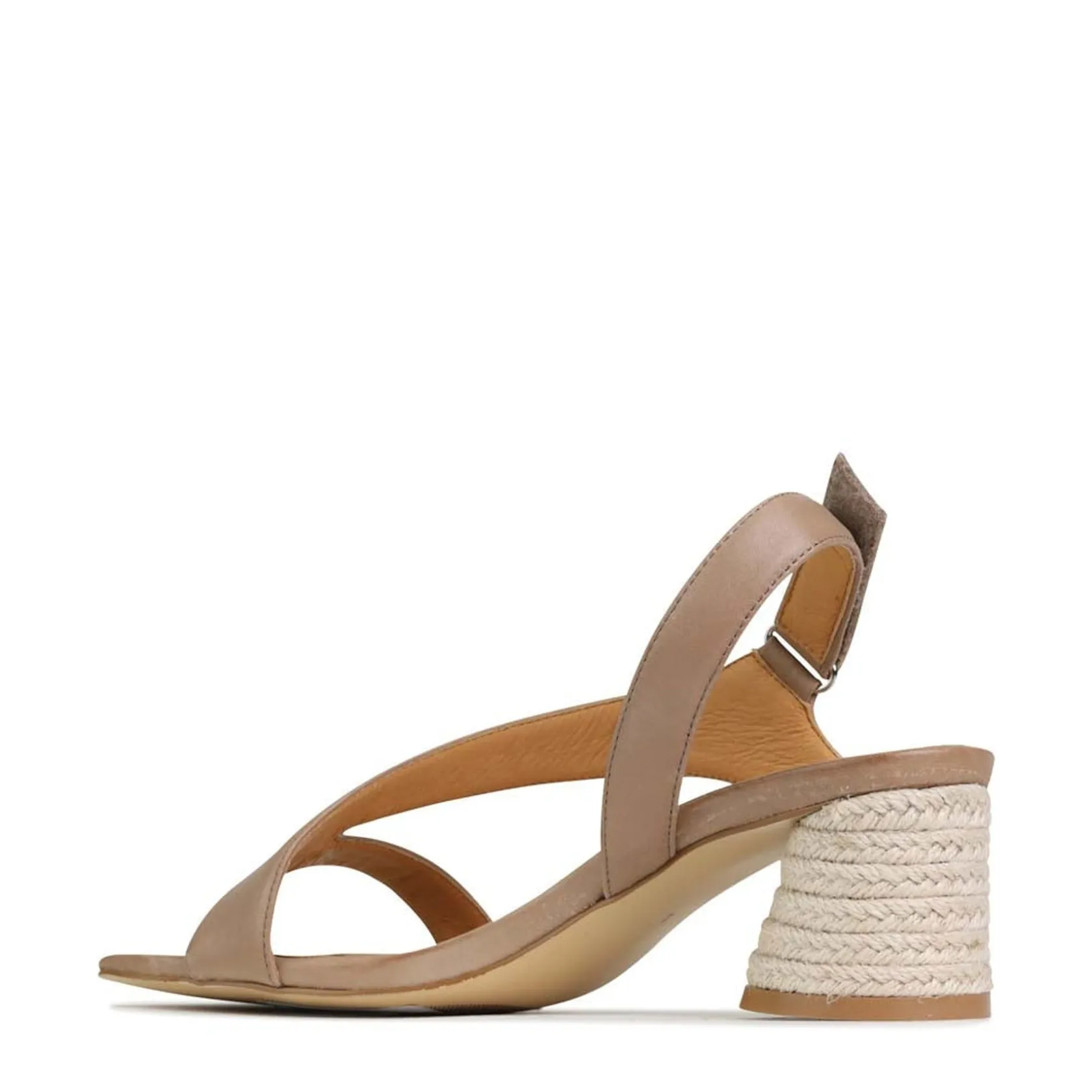EOS Footwear Block Heels|Heeled Sandals>PERLE ANKLE STRAP SANDALS LEATHER
