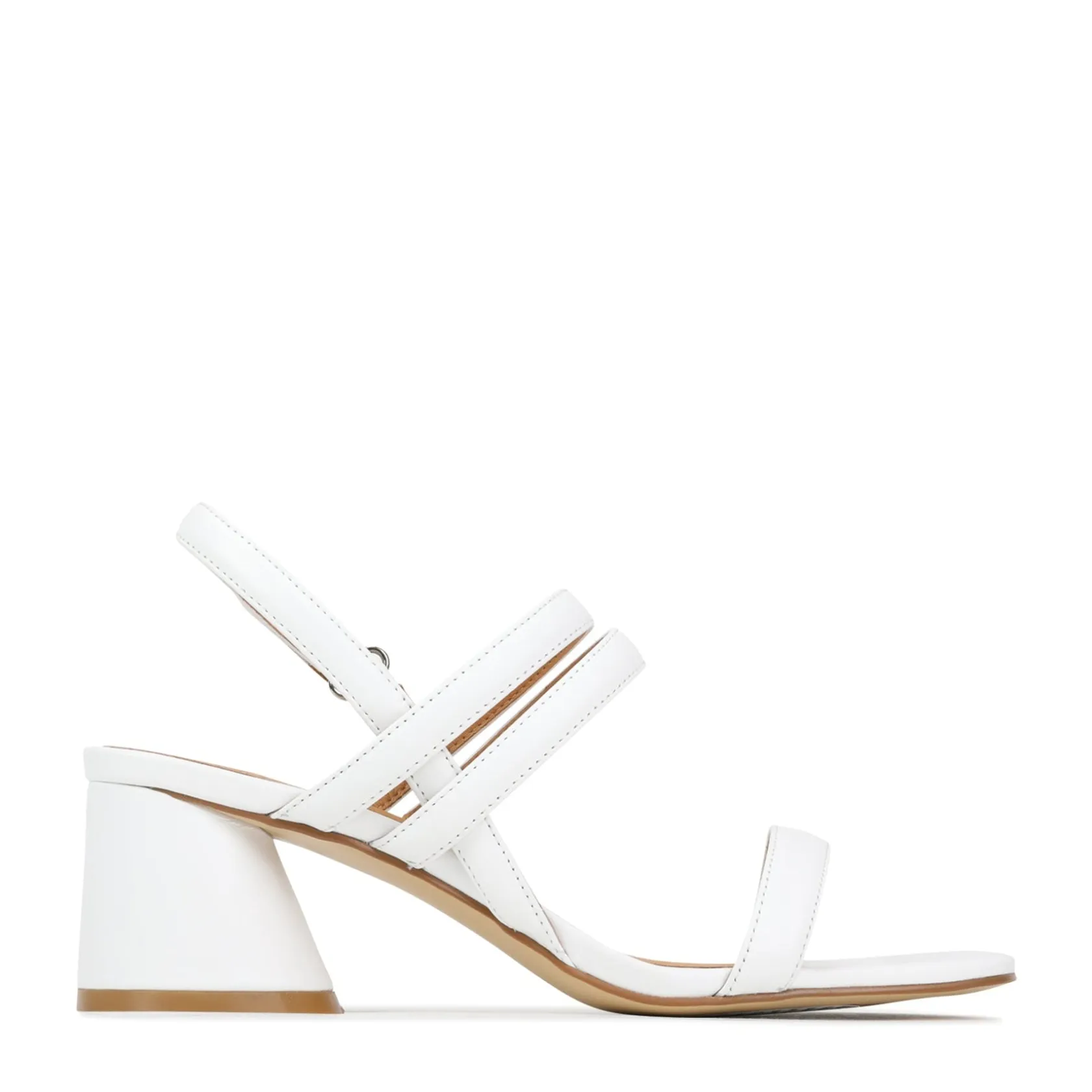 EOS Footwear Block Heels|Heeled Sandals>PETELLA LEATHER BLOCK HEEL SANDALS