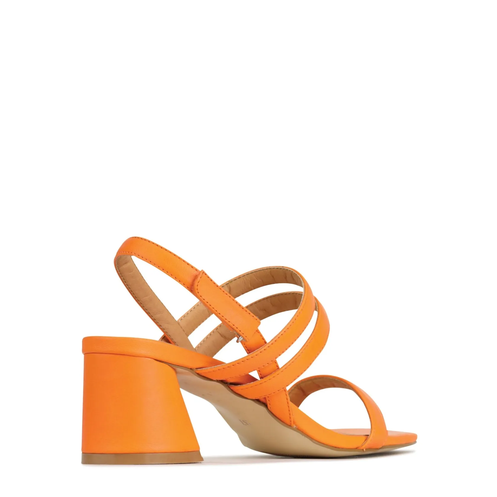 EOS Footwear Block Heels|Heeled Sandals>PETELLA LEATHER BLOCK HEEL SANDALS