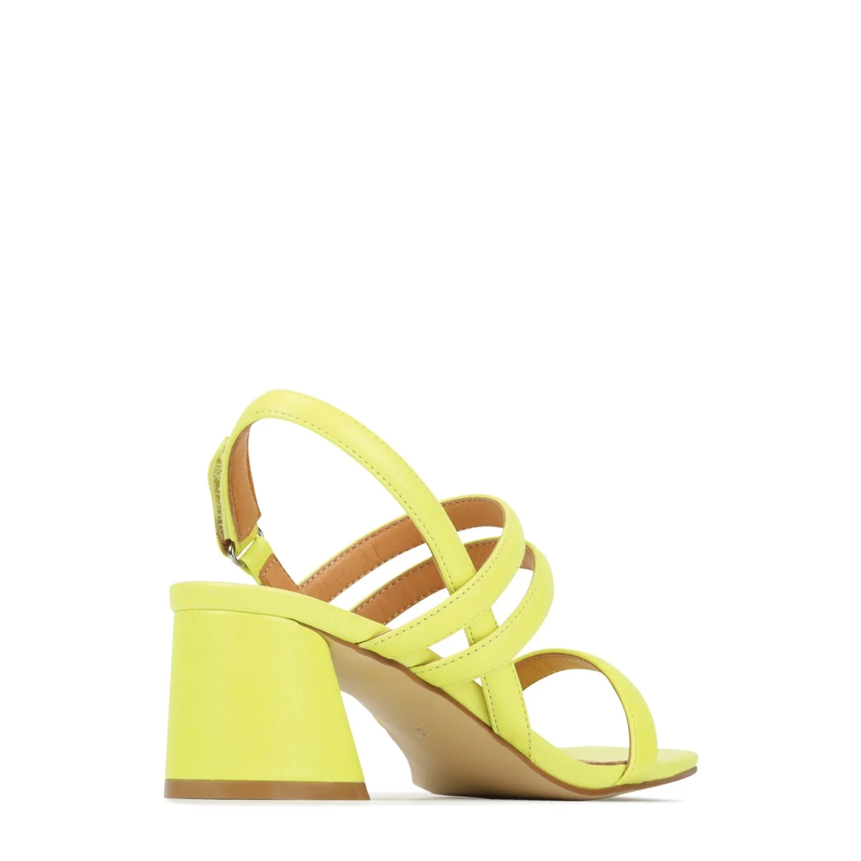 EOS Footwear Block Heels|Heeled Sandals>PETELLA LEATHER BLOCK HEEL SANDALS