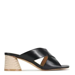 EOS Footwear Block Heels|Heeled Sandals>PETORA LEATHER SLIDE HEELED SANDAL